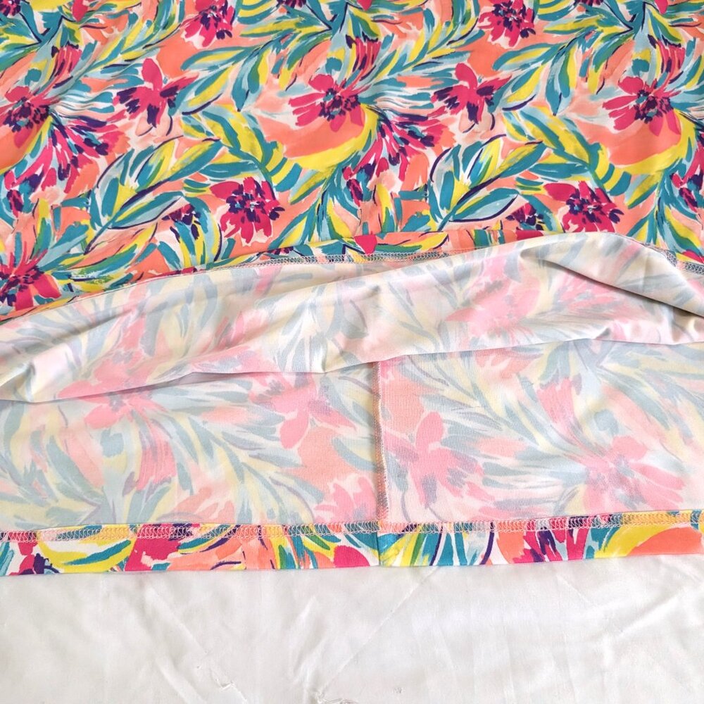 STELLA PARKER Collection Dress 2X Floral Multicolor Sleeveless Travel Pullover - Picture 5 of 9